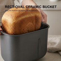 Mesin Pembuat Roti Otomatis Honeyice Electric 2.5LB SC-3209 Kapasitas Besar Stainless Steel Rumah Tangga 25 Program Panggang Digital