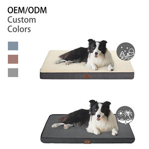 Vente en gros de tapis orthopédique à mémoire de forme en mousse pour chien, lavable et imperméable, tapis pour animaux de compagnie pour chien et chat - Product Image 2