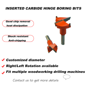 Wholesale DH Factory High Precision Shock resistant Tungsten Carbide Hex Shank Boring <b>Bits</b> for Woodworking Workshop Use - Product Image 2