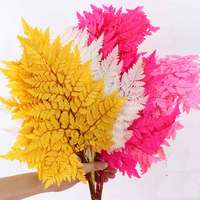 Bouquet de fleurs éternelles préservées, design carré - Longue durée (3-5 ans), respectueux de l'environnement, pour Noël et Thanksgiving