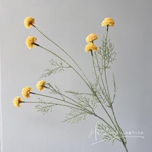 Bouquet de fleurs artificielles en soie, pissenlit simulé à 9 têtes, haute simulation, pour décorations de mariage et de maison - Product Image 1