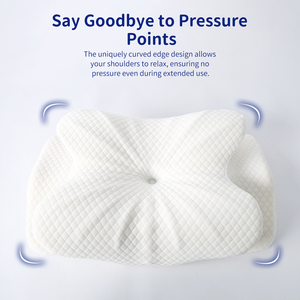 Contour en mousse à mémoire de forme réglable 100% Oreiller orthopédique pour lit latéral Conception papillon en mousse à mémoire de forme avec support dorsal pour le sommeil - Product Image 2