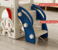 Tobogán de Tela de Peluche BOKE para Niños, Tobogán Multifuncional Pequeño para Interiores, Columpio Combinado con Marco de Escalada para Bebés, Modelo YDP-WX-004
