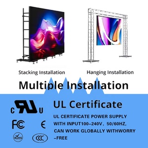 Draagbare P3.91 LED kerkpodium achtergrond buiten- en binnen video-wand scherm voor gebruik in winkelcentra - Product Image 4