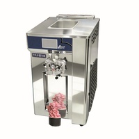 Machine à glace, yaourt glacé et fruits entièrement automatique à saveur unique en acier inoxydable 304 avec pasteurisation par lots pour lait et chocolat