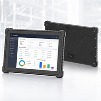 Tableta Robusta Intel N100 con Windows 10, Pantalla de 10.1 Pulgadas y 550nits, Tableta Industrial Resistente IP67, PC Industrial con Soporte para RJ45 y RS232