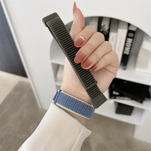 Bracelets de montre en nylon pour <span class=keywords><strong>Fitbit</strong></span> <span class=keywords><strong>Charge</strong></span> 6 5, <span class=keywords><strong>bracelet</strong></span> réglable respirant, <span class=keywords><strong>bracelet</strong></span> de sport pour femmes et hommes - Product Image 5