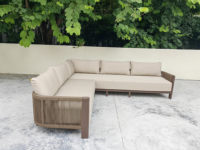 Conjunto de Sofás de Exterior Modernos, Lujosos y Duraderos, Muebles de Patio, Sofá para Villa, Resort, Hotel, Jardín, Combinación de Sofás Largos