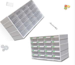 20 <strong>Drawers</strong> <strong>Plastic</strong> Desktop Stacking <strong>Drawer</strong> <strong>Storage</strong> Cabinet Parts Box - Product Image 3