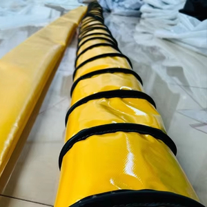 Tuyau flexible de <span class=keywords><strong>conduit</strong></span> d'air en PVC résistant aux hautes températures de 16 pouces 400mm pour les systèmes de ventilation industriels - Product Image 1