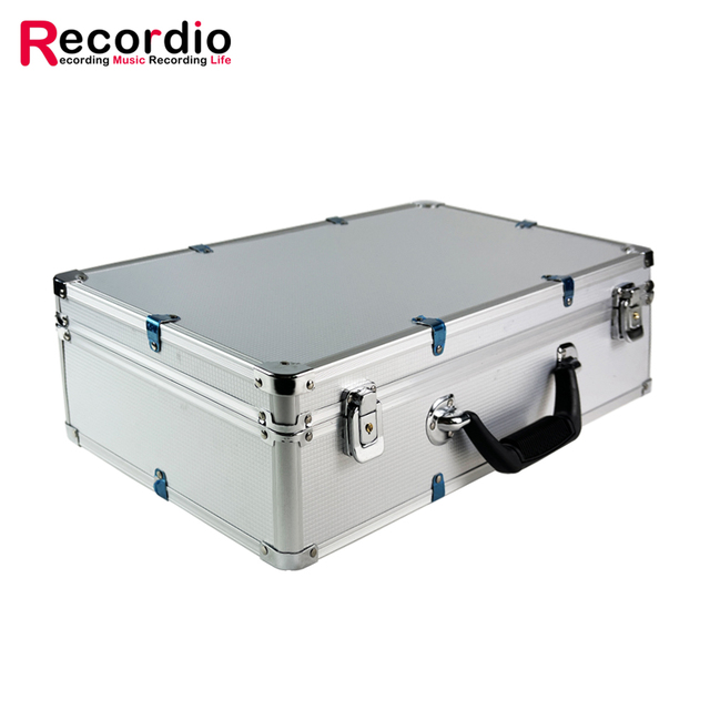 GAZ-HC02 Carry-on Hard Case Waterproof Shockproof Security Protective Aluminum Utility Case for Multifunctional Storage