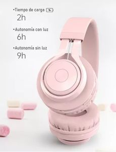 Auriculares de alta calidad para estudiantes y niños BT Auriculares inalámbricos de música luminosa <span class=keywords><strong>Precio</strong></span> de fábrica - Product Image 5