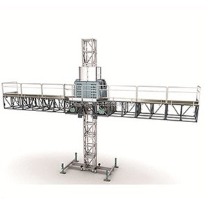 단일 마스트 클라이머 더블 마스트 클라이밍 플랫폼 작업을위한 외관 리프트 테이블 건축용 외부 모바일 비계 - Product Image 1
