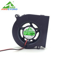 Ventilateur centrifuge AMBEYOND 8030 Turbo 12V à double roulement à billes 80x80x30mm pour extrudeuse d'imprimante 3D