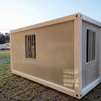 Mini-villa légère en acier, style moderne, pour hôtel-resort, maisonnette, usage en salon, bureau préfabriqué en panneaux sandwich