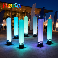 Vente Flash : Colonne Lumineuse Publicitaire Gonflable Étanche 3M, Direct Usine, pour Salons Automobiles, Expositions et Événements Extérieurs