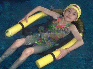 Chaise flottante réglable pour <span class=keywords><strong>piscine</strong></span>, siège de relaxation aquatique pour la détente et l'entraînement à la natation - Product Image 3