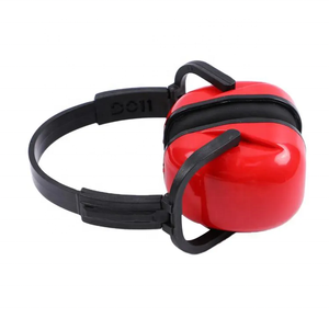 CE EN 352 Logo personnalisé Construction de réduction du bruit cache-oreilles pliable rouge insonorisé HDPE cache-oreilles pliable pour industriel - Product Image 3