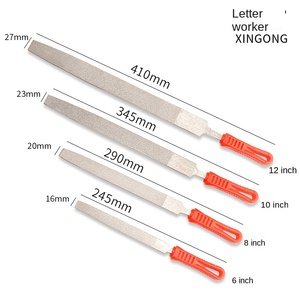 Lime diamantée carrée de qualité industrielle, 6 et 12 pouces, en oxyde d'aluminium, à coupe brute et à coupe raspée, pour polissage et entretien - Product Image 3