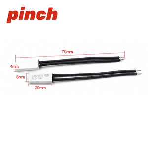 Interrupteur de contrôle de température Pinch Ksd9700, 250V 5A, protecteur thermique normalement fermé pour appareils électriques - Product Image 2