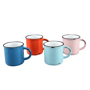 Excellent Material and Unique Design white porcelain mugs coffee mug ceramic porcelain