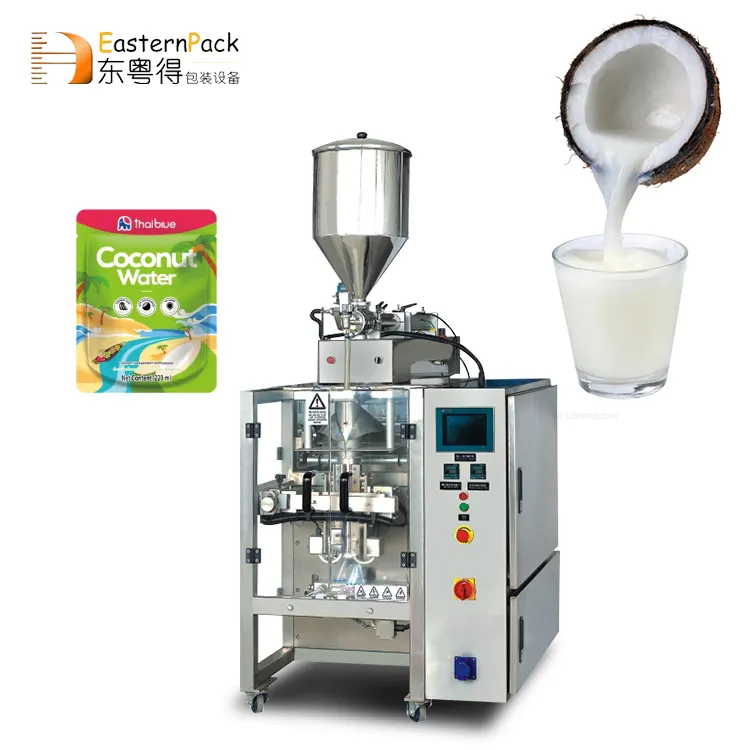 Bolsa automática prefabricada, máquina dosificadora de leche, café, proteína, jugo, embalaje de harina, Jam, llenado de líquido