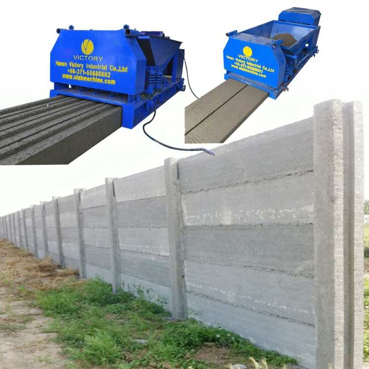Concrete machine for precast concrete farm fencing wall h column pole making board making machine