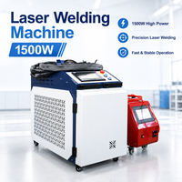 Machine de soudage laser portative 1500W, soudeuse laser à fibre pour la fabrication d'équipements de cuisine commerciale
