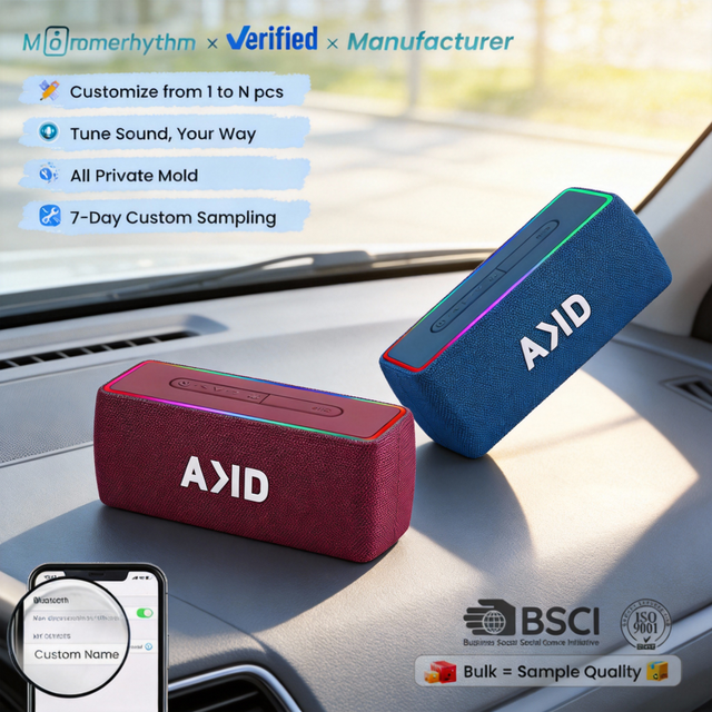 OEM ODM Manufacturer Customization Services Wholesale Cheap Dropshipping Free Sample Shipping Portable Speaker