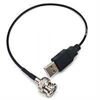 Cable USB a BNC, Convertidor de BNC a USB, Adaptador de Video AVI DVR, Cable SMA USB a BNC