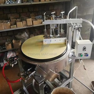 Machine automatique électrique rotative française <span class=keywords><strong>de</strong></span> production <span class=keywords><strong>de</strong></span> crêpes Injera d'Éthiopie grande crêpe arabe faisant - Product Image 6