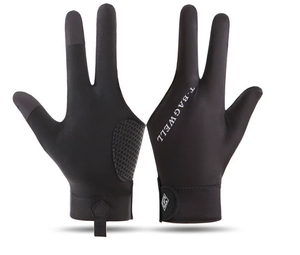 Chuyên Nghiệp Một Tay Đầy Đủ Ngón Tay Snooker Billiards Găng Tay Nhà Máy Cung Cấp Trực Tiếp Thoáng Khí Băng Lụa Không Trượt - Product Image 1