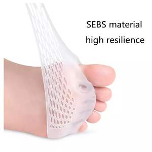 แผ่นเจลรองฝ่าเท้าเนื้อนุ่มระบายอากาศได้แผ่นซิลิโคนแยกนิ้วเท้าแผ่นรองฝ่าเท้า - Product Image 2