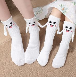 Aniversário Natal Valentim Presentes Sorriso Rosto Designer Magnético Meias Engraçadas para Adultos Crianças Adolescente - Product Image 2