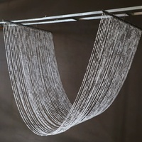 Décorations de plafond de mariage, rideau de perles de cristal suspendu, draperie ondulée en acrylique pour toile