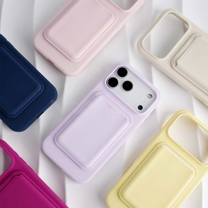 เคสโทรศัพท์ซิลิโคนแม่เหล็กแบบขายส่ง S061 พร้อมกระเป๋าสีเดียวกันสำหรับ iPhone 17 Pro Max เคสโทรศัพท์แบบกระเป๋าสำหรับ iPhone - Product Image 5