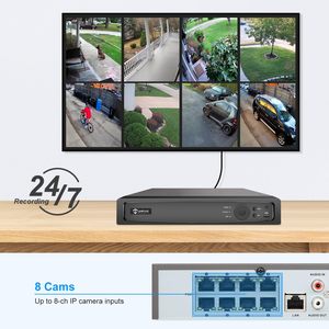 <span class=keywords><strong>Anpviz</strong></span> 8CH AI POE NVR Stock US Détection humaine/véhicule Enregistreur 8MP 4K Pré-installé avec disque dur 2 To Prise en charge de 8 To de stockage Plug & Play - Product Image 3