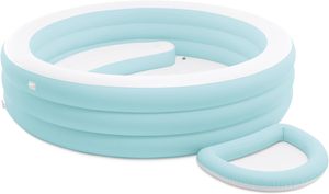 INTEX 57195 SWIM CENTER CANOPY LOUNGE POOL Family Outdoor PVC Round Three Ring <span class=keywords><strong>Piscina</strong></span> inflable con asientos inflables - Product Image 3