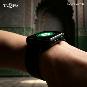 Montre connectée musulmane étanche IP67, design anti-poussière, heures <span class=keywords><strong>de</strong></span> prière du Coran, <span class=keywords><strong>boussole</strong></span> Qibla <span class=keywords><strong>pour</strong></span> utilisation en extérieur - Product Image 1