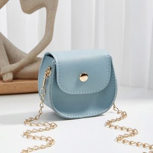 Korean <b>Mini</b> Women Shoulder Bag Lipstick <b>Pouch</b> Fashion PU Leather Crossbody Bag Chain Small Bag - Product Image 3