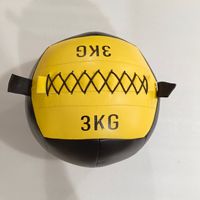 Balón Medicinal HYROX para Fitness, Sentadillas Profundas, Entrenamiento del Core, Balón Medicinal Suave, Balón de Pared, Equilibrio, Balón de Gravedad Sólido No Elástico