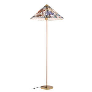 Lampadaire en rotin tressé et bambou, style Wabi-sabi, pour salon, chambre et éclairage latéral de canapé - Meilleure vente - Product Image 1