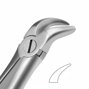 Fórceps de Extracción Dental Manual de Acero Inoxidable de Primera Calidad para Molares Inferiores, Instrumento Quirúrgico de Laboratorio con Certificación CE - Product Image 1