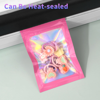 Bolsa de Mylar con Cierre Hermético Holográfica Personalizada, Embalaje a Prueba de Humedad y Olores para Collares, MOQ Bajo