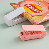 Mini sac chauffant maison scellant machine petite fermeture portable sac en plastique alimentaire collation scellant