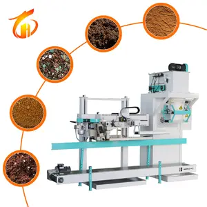 fish meal grain compound organic fertilizer packaging compost bagging machine gravel dry sand soil bag packing machine