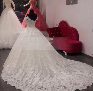 2023 nuovo abito estivo Plus-size monospalla gonna a sbuffo abito <span class=keywords><strong>da</strong></span> <span class=keywords><strong>sposa</strong></span> Drag - Product Image 5