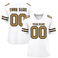 Jersey Flag Football Pola Grafiti dengan Nomor dan Nama Kustom untuk Wanita dan Hadiah Ulang Tahun