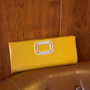 Pochette <span class=keywords><strong>de</strong></span> soirée pour femme en cuir velours, design carré avec cristaux, sac à main <span class=keywords><strong>de</strong></span> luxe pour dîner, sac à main à cadre, long portefeuille, poche pour té<span class=keywords><strong>l</strong></span>éphone - Product Image 4
