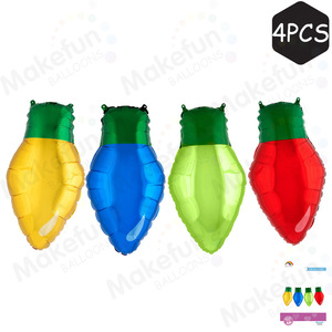 Noël Clown Méchant Aluminium <span class=keywords><strong>Film</strong></span> Ballons Emballés Individuellement pour Dessert Table Fond Mur Disposition Fêtes D'anniversaire - Product Image 4